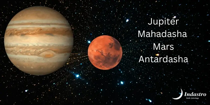 Jupiter Mahadasha Mars Antardasha